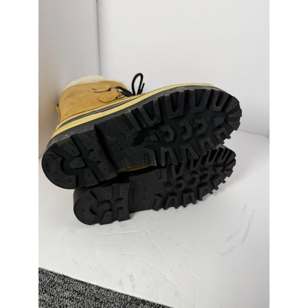 LaCrosse Serious Footgear Tan Black Suede Rubber Winter Pac Boots 298280 Mens 7